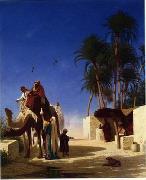 unknow artist Arab or Arabic people and life. Orientalism oil paintings  411 painting